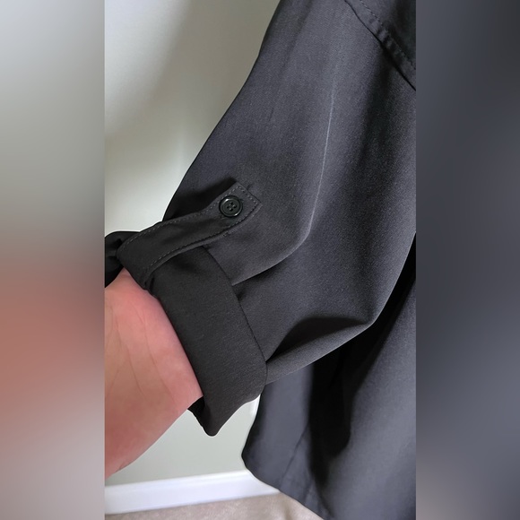 Max Studio Black flowy lightweight jacket size 1xl - Picture 12 of 15